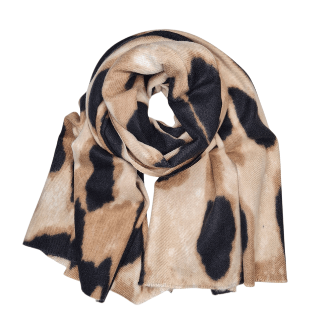 Hovedbilde CF16 Skjerf ullmix leo - brun