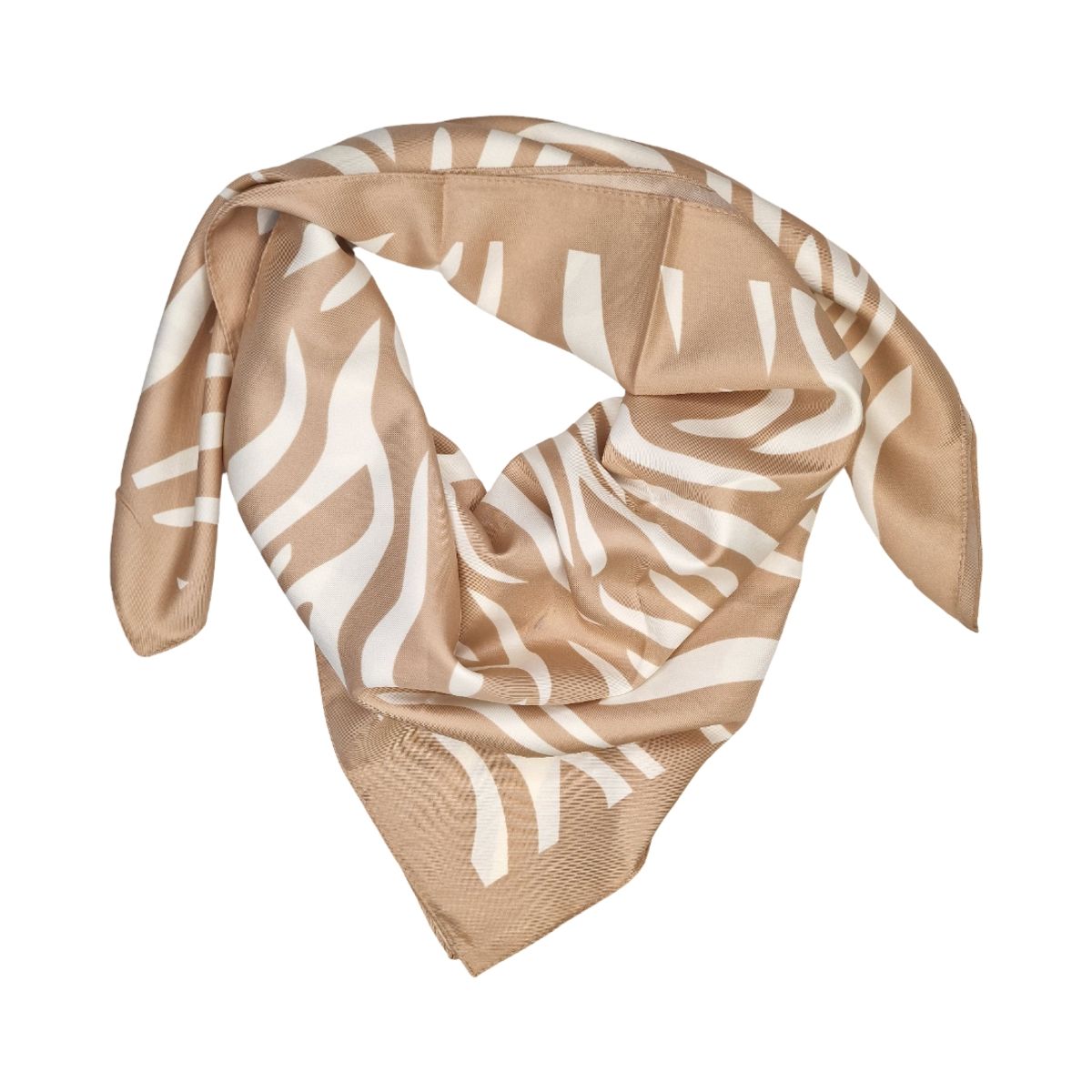 FJ317 Firkantet skjerf 90x90cm - beige
