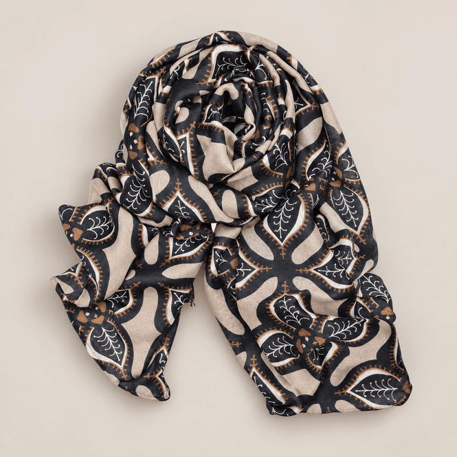 Hovedbilde WQX-26012 Skjerf - sort