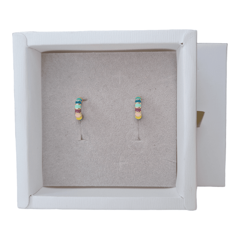 Øreringer hoop multi 3117