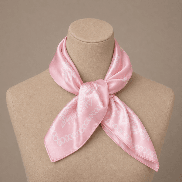 Hovedbilde 11123 Lite skjerf silkelook - rosa