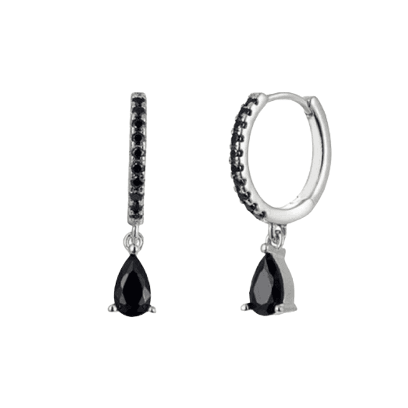 Ørepynt dråpe black 3108-R