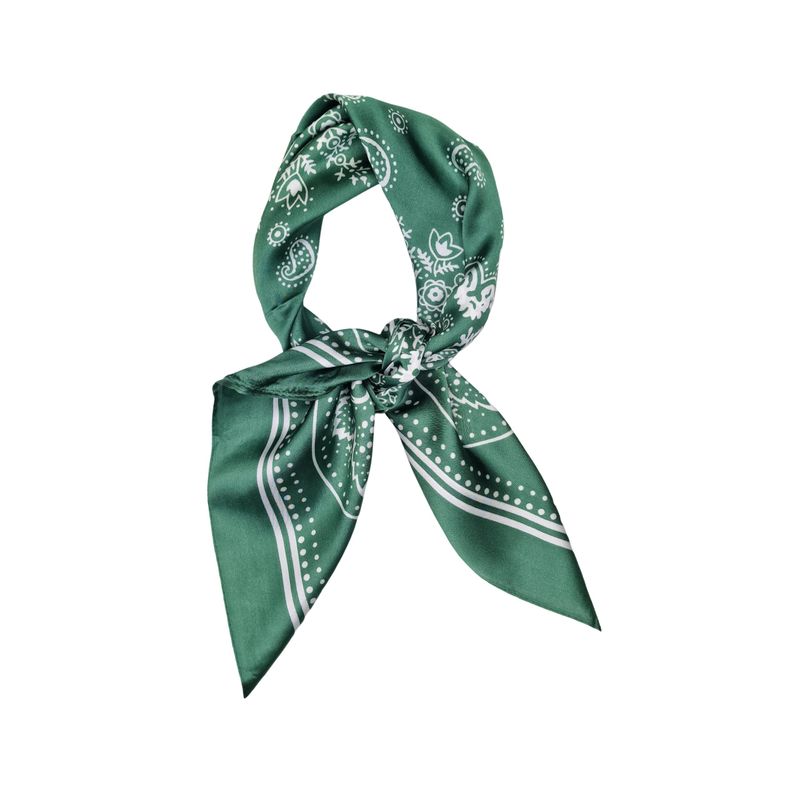 38328-68 Lite skjerf silkelook - grønn