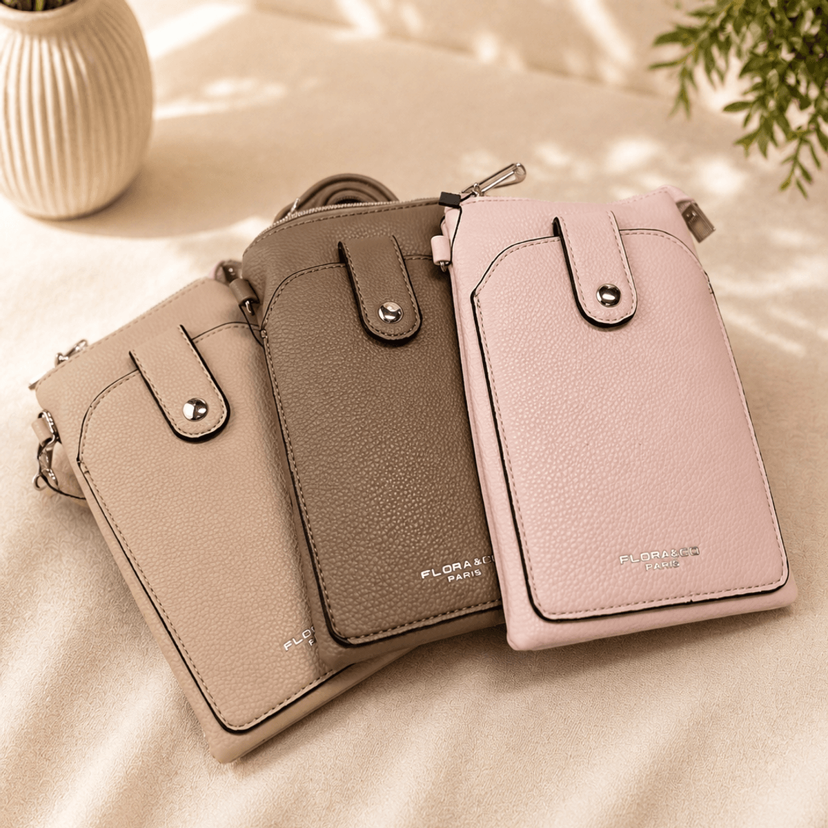 FL2589 mobilveske - beige