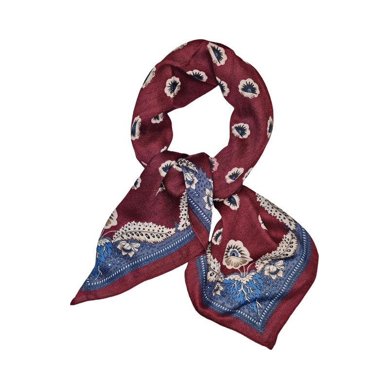W222 Lite skjerf viscose  - burgunder