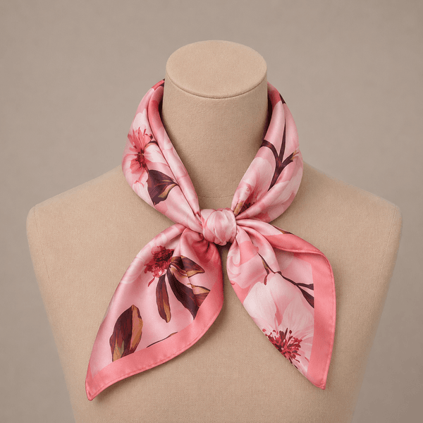 Hovedbilde C38328-43 Lite skjerf blomster - rosa