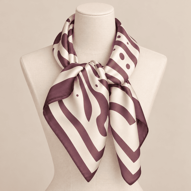 Hovedbilde SF-L51 Lite skjerf silkelook - taupe