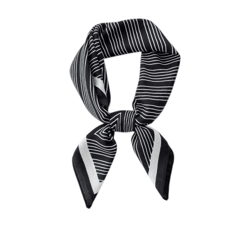 W199 Lite skjerf viscose  - sort